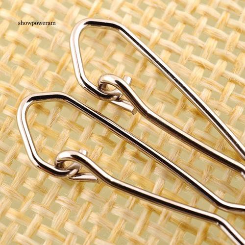 Set 100 khớp khuyên phụ kiện câu cá 15 / 17 / 22mm bằng thép không gỉ
