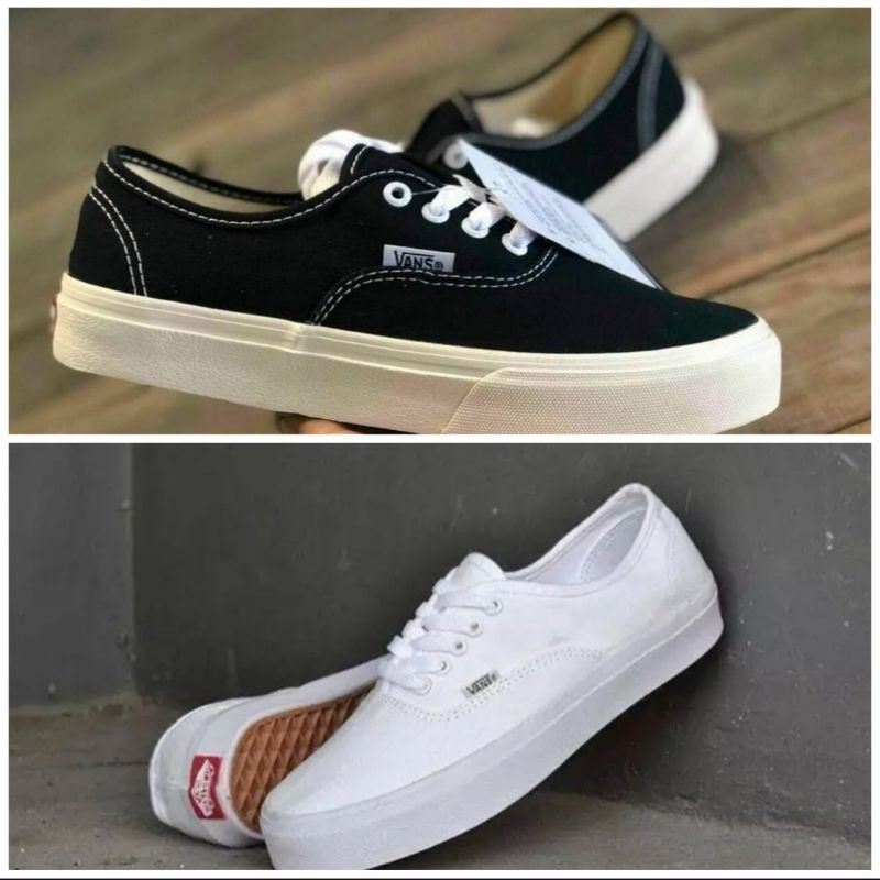 VANS CLASSIC TRẮNG ĐEN NAM NỮ TẶNG BOX