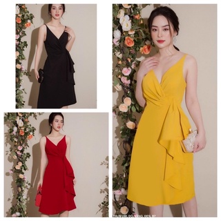 ĐẦM BODY 2 DÂY CỔ TIM CAO CẤP TẶNG KÈM HOA TAI THỜI TRANG