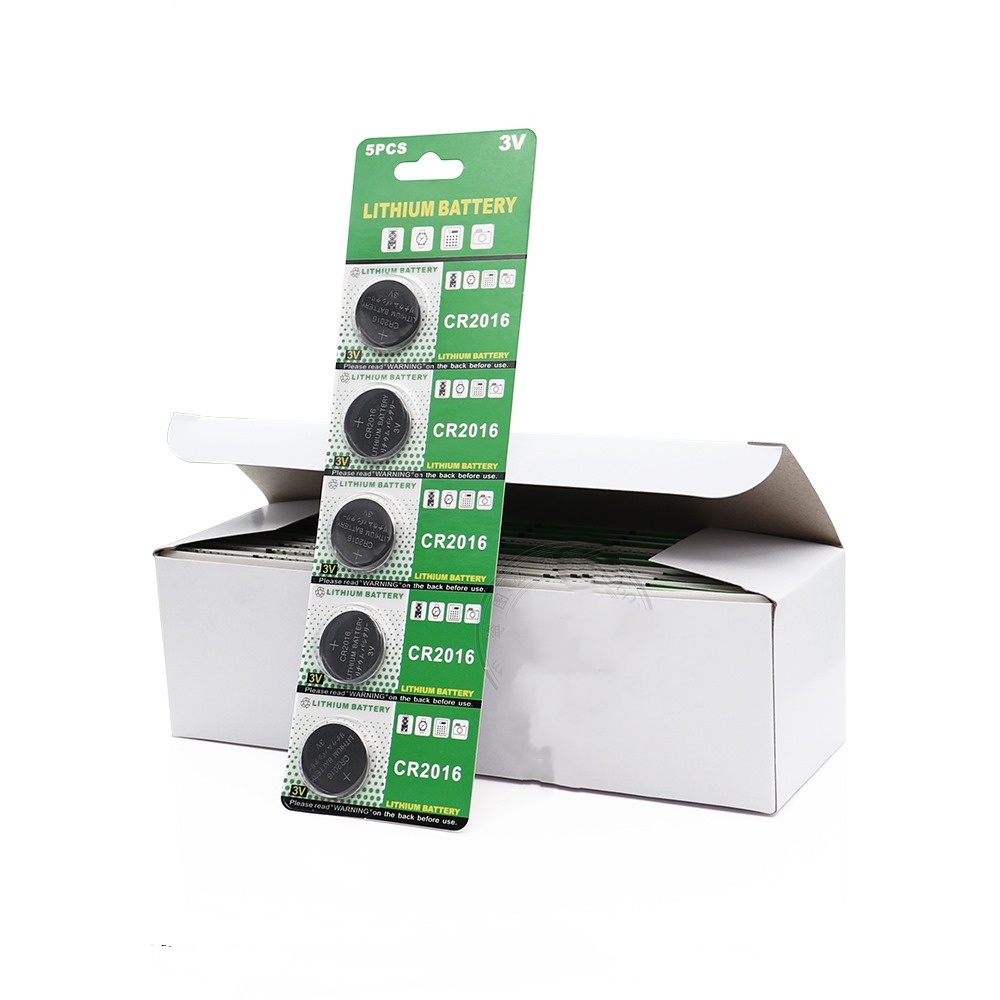Vỉ 5 viên pin CR2016 Lithium Battery 3V ( GIÁ 5 VIÊN )