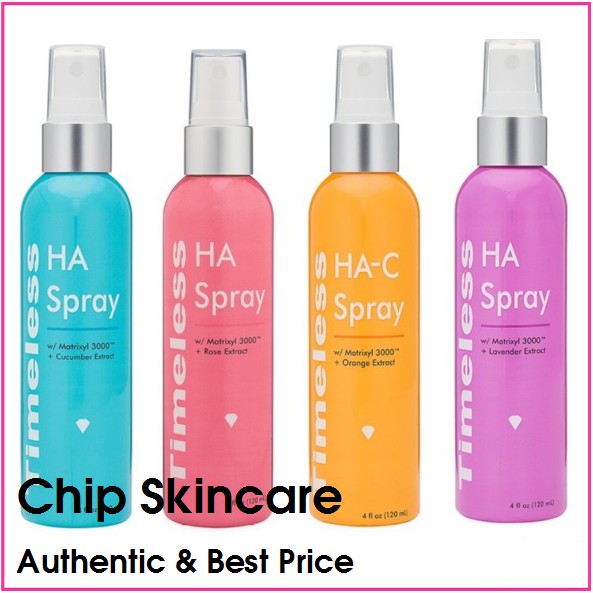 Xịt khoáng Timeless HA w/ M3000 Spray 120ml Chip Skincare