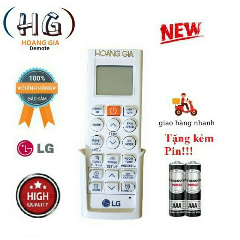 Điều khiển điều hòa LG - Hàng mới chính hãng 100% Tặng kèm Pin