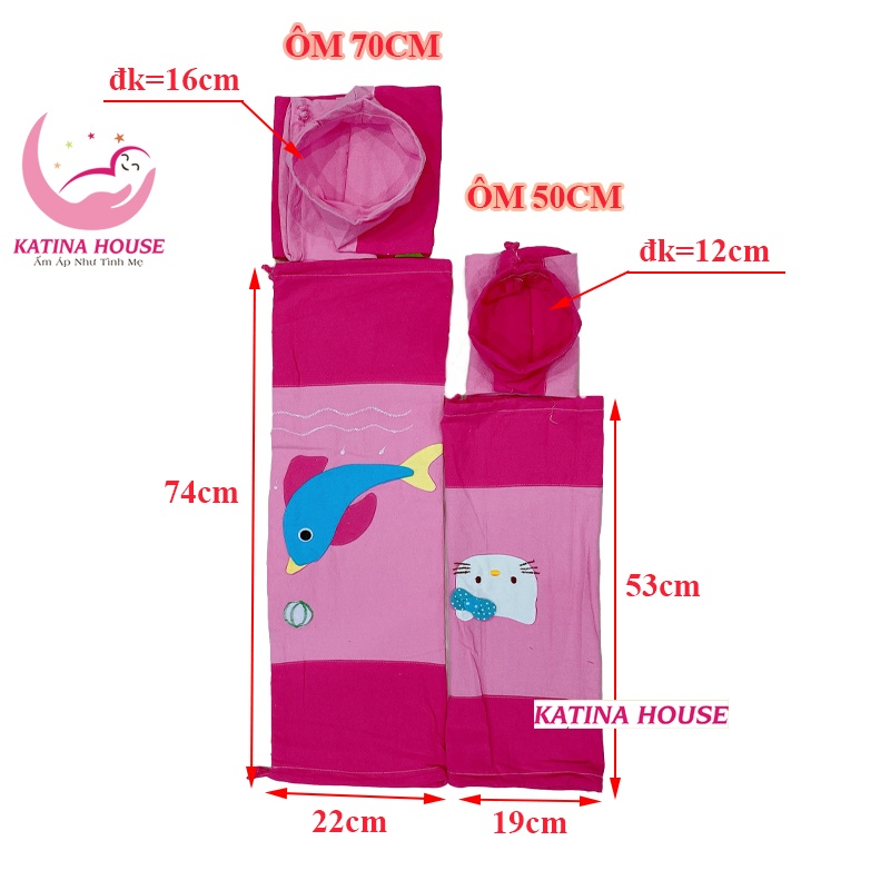 Bao áo gối ôm, vỏ gối ôm cho bé, cotton mềm mát đắp họa tiết dễ thương | BigBuy360 - bigbuy360.vn