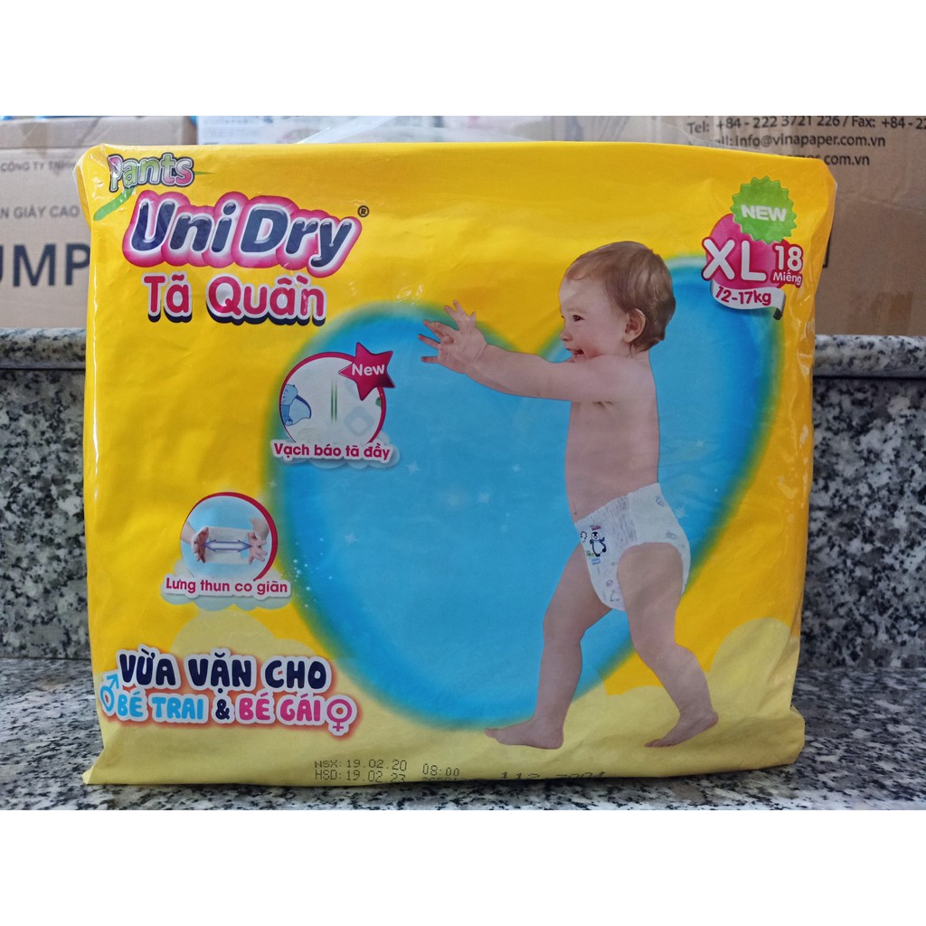 [mua 2 bich tặng khăn ướt ] TÃ QUẦN UNIDRY M22/L20/XL18/XXL16