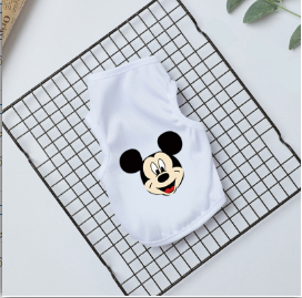 Áo thun kiểu họa tiết chuột Mickey dành cho thú cưng