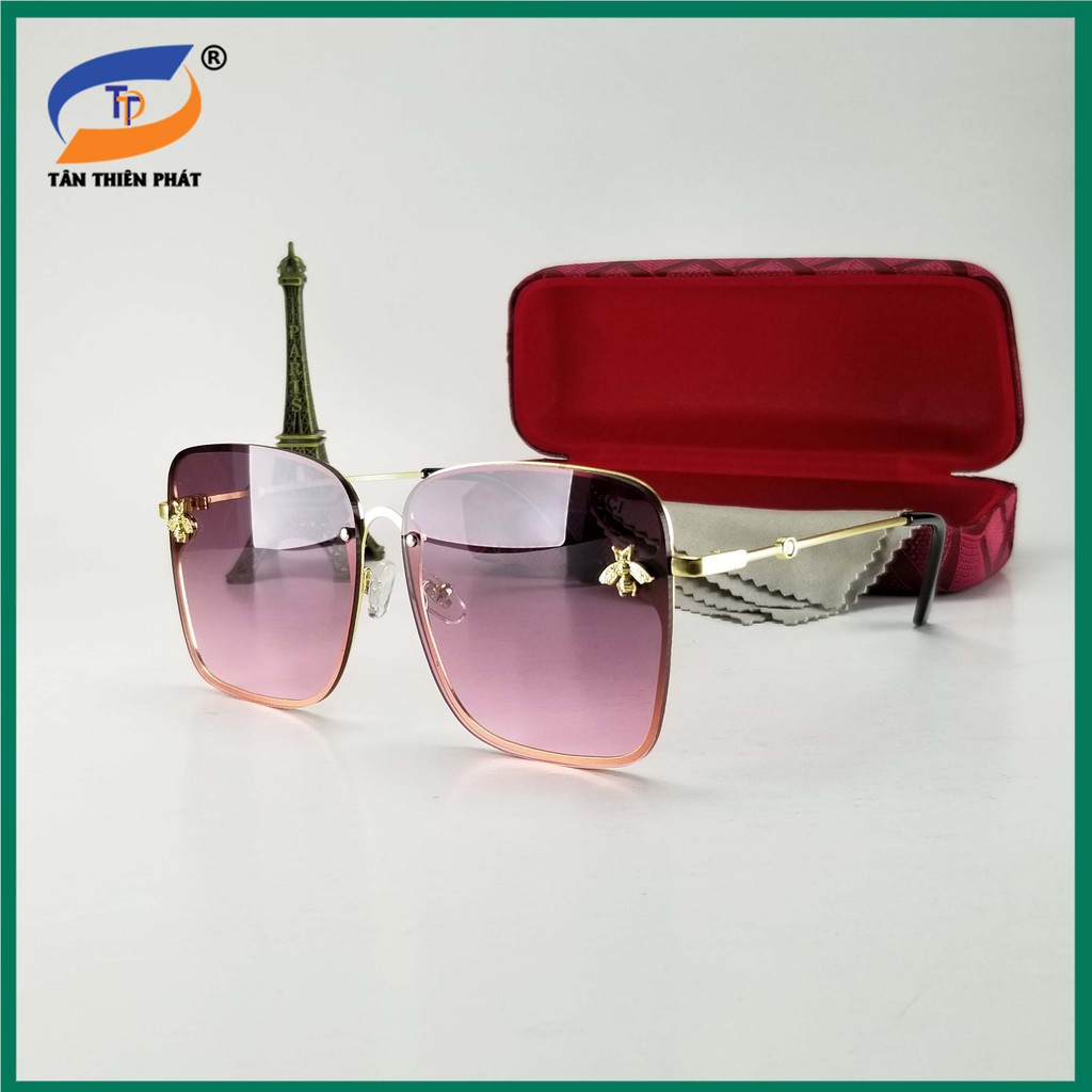 Kính nữ thời trang cao cấp - Bảo hành 12 tháng - Đủ bộ hộp đựng kính như hình