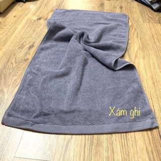 Khăn tắm cỡ trung xuất Hàn 40*80cm nhiều màu