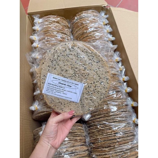 Bánh đa 1 bịch 10 chiếc Tây ninh nướng sẵn ăn giòn ngon tuyệt