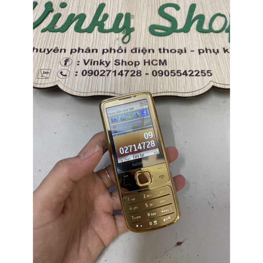 Điện Thoại Nokia 6700 classic Gold main zin chính hãng có pin và sạc Bảo hành 12 tháng