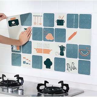 Giấy Dán Tường Nhà Bếp, Decal Dán Bếp, Miếng Dán Cách Nhiệt Nhà Bếp, Chống Dầu Mỡ, Chống Thấm, Chịu Nhiệt ( 74.5 x 45cm)