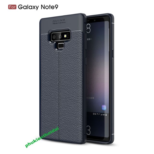 Ốp lưng Samsung Galaxy Note 9 chống sốc vân da chính hiệu Auto Focus siêu bền