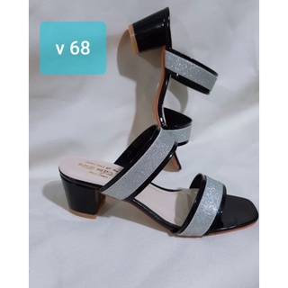 Sandal cao gót nữ quái ngang 2p-9p size 33-44