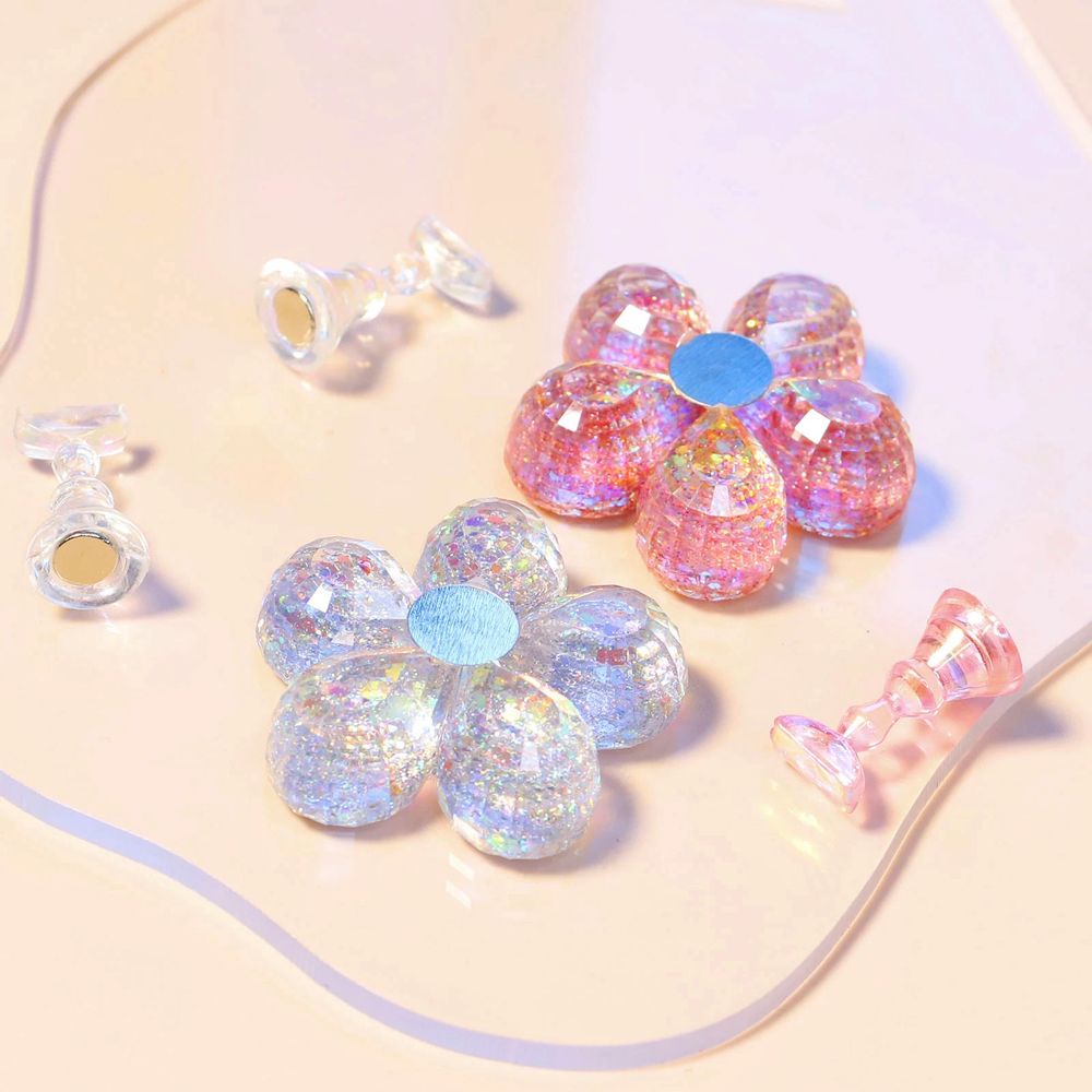 [Hàng mới về] Giá đỡ trưng bày móng tay nghệ thuật nam châm có miếng móng giả phong cách Nhật Bản tiện lợi