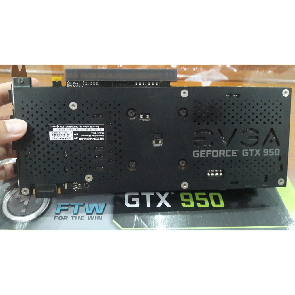 VGA EVGA GTX 950 FTW 2GB FULL BOX | BigBuy360 - bigbuy360.vn