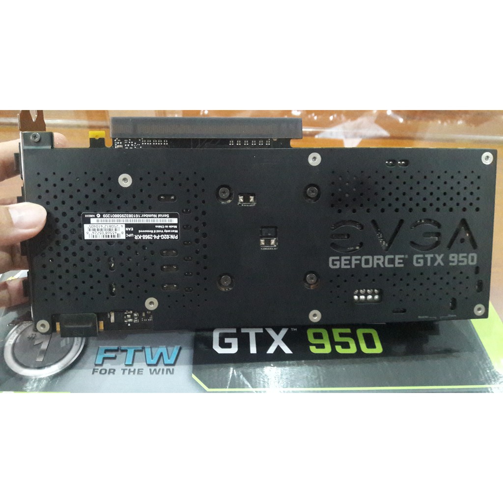 VGA EVGA GTX 950 2GB FTW FULL BOX