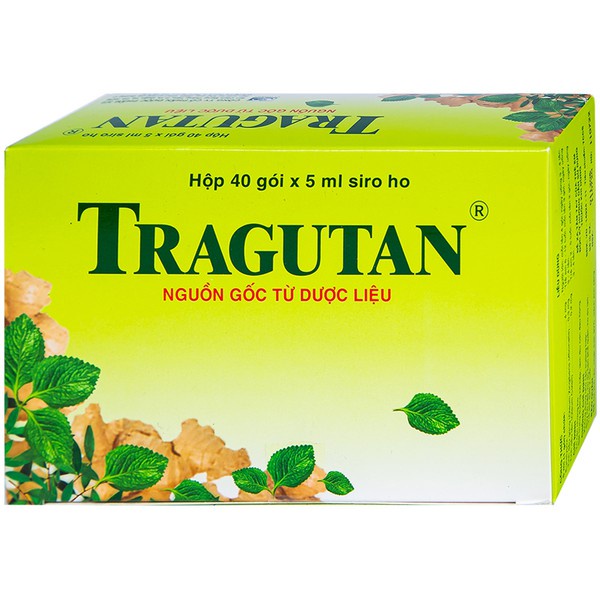 [Chính hãng] 1 gói 5ml - Siro ho thảo dược Tragutan gói 5ml - Đóng gói Hộp 40 gói