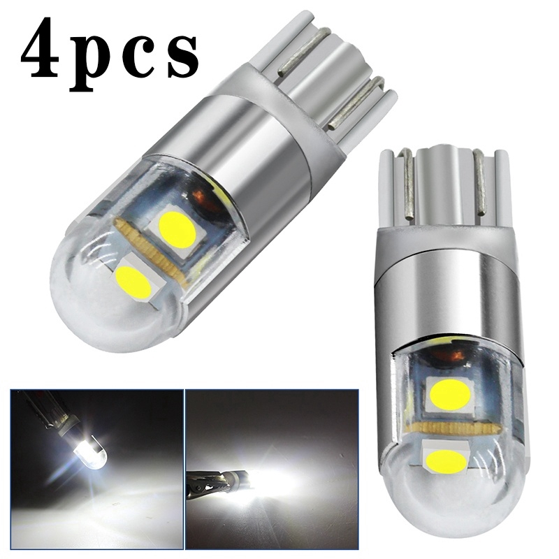 [Gói 4 chiếc] [Bóng đèn đọc sách nội thất ô tô T10 W5W 168 2 LED 6000K]