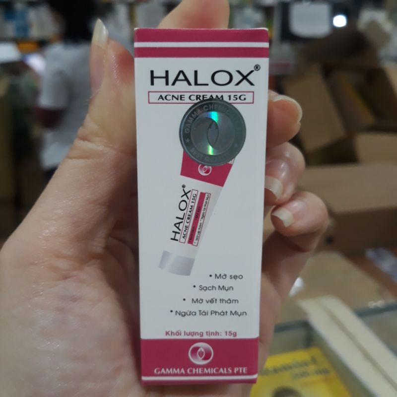 Kem mụn HALOX ACNE CREAM 15g