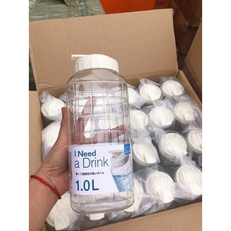 BÌNH ĐỰNG NƯỚC LOCK & LOCK 1 LÍT