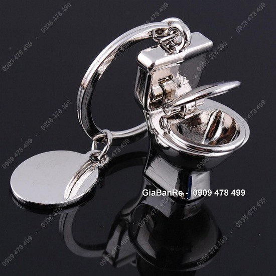 Móc Khóa Hình Bồn Cầu Độc Đáo Cao Cấp - 5509