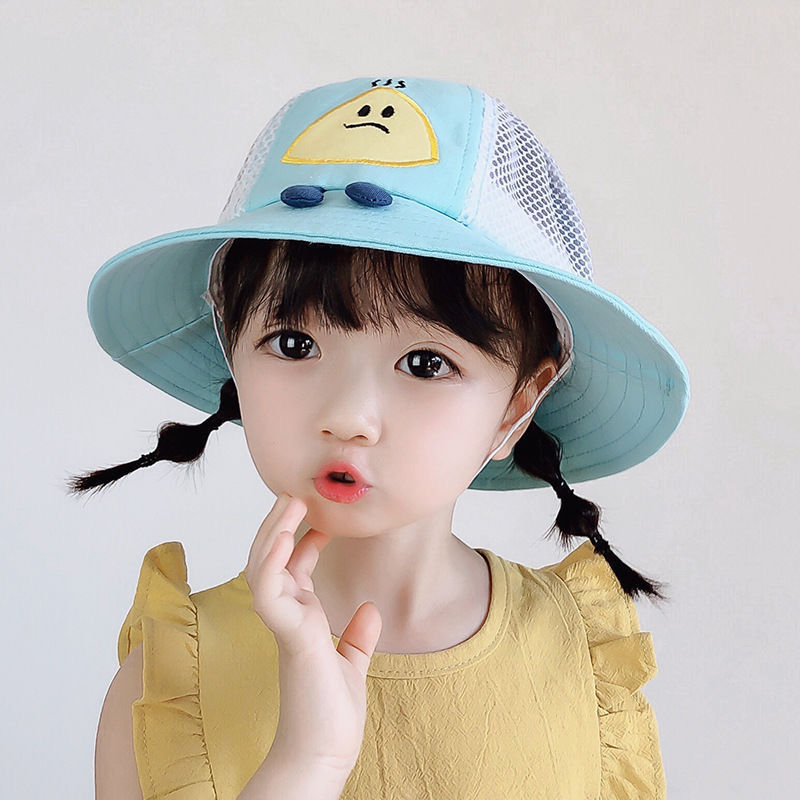 Mũ Rộng Vành Chống Nắng Kiểu Hoạt Hình Ngộ Nghĩnh Đáng Yêu Dành Cho Bé