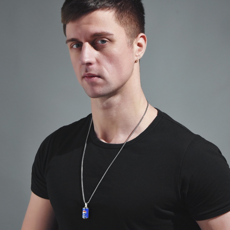 Dây chuyền kim loại hàn quốc phong cách HIP HOP cho nam và nữ BS-02