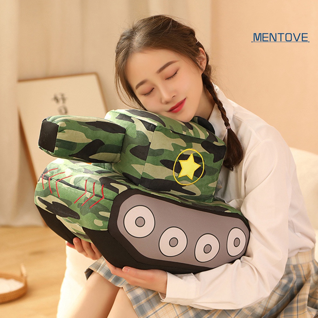 &lt; Đồ Chơi Nhồi Bông Mô Hình Xe Tăng Họa Tiết Ngôi Sao Họa Tiết Ngụy Trang Ôm Ngủ Cho Bé Trai
