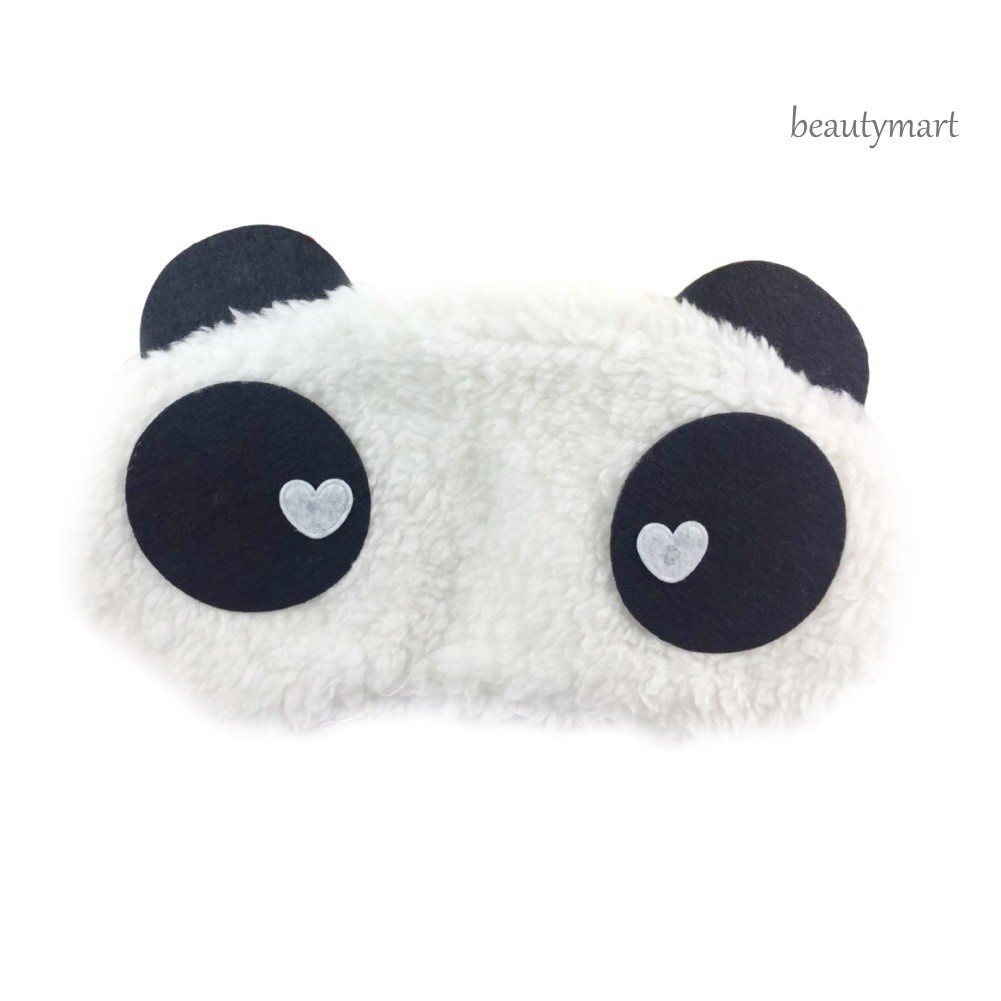 [Hàng mới về] Bịt mắt ngủ gấu Panda chất liệu lông nhung