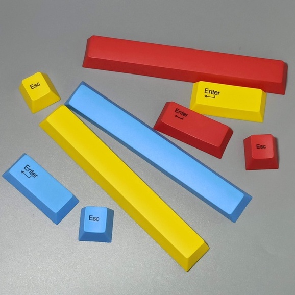 Set 3 Nắp Bọc Phím Cho Bàn Phím Cơ 6.25U PBT Thiết Kế Tiện Lợi Dễ Dùng
