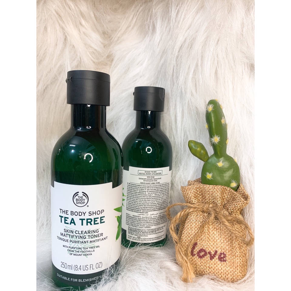 Toner Da Dầu Mụn The Body Shop Tea Tree Skin Clearing Mattifying Toner