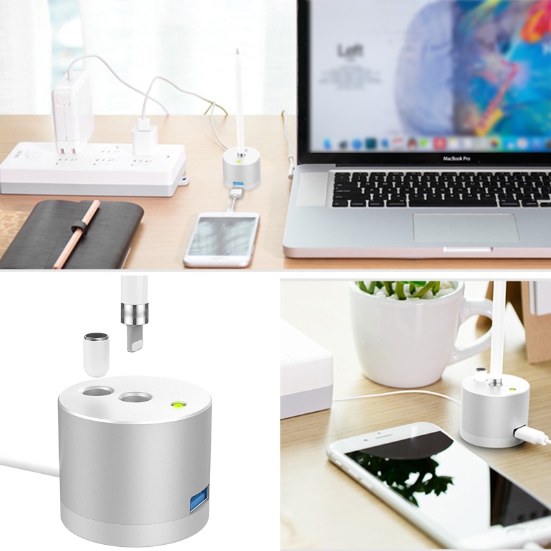 Đế Sạc Đứng Có Màn Hình LED Hiển Thị Cho Apple Pencil 1st