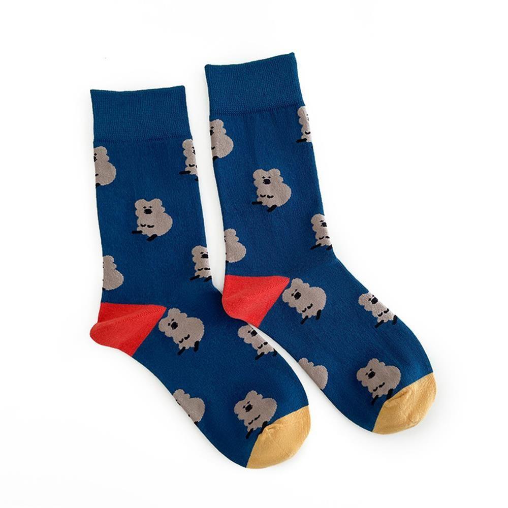 HS Tất VảI Cotton In HìNh GấU TrúC / Chim CáNh CụT