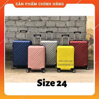 [CHÍNH HÃNG ] size 24 Vali Nhựa Kéo Hùng Phát 860 Vân Chéo Chống Xước Chống Va Đập Cực Tốt  [ Bảo Hành 12 Tháng ]