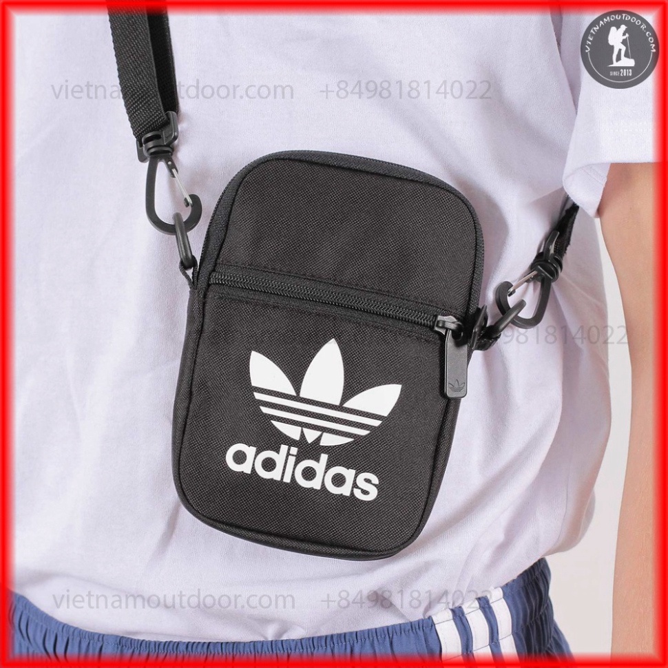 [ FLASH SALE ] Túi Đeo Chéo thể thao nam/nữ - Đen chữ trắng [ BẢO HÀNH TRỌN ĐỜI ] XỊN