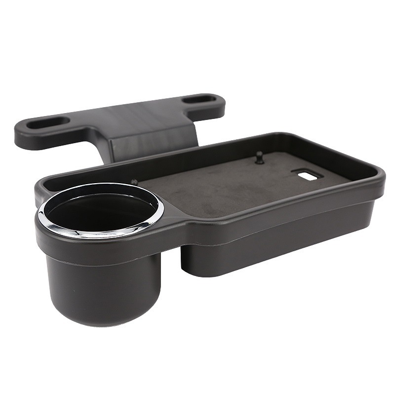 Giá Đỡ Chai Nước/Thức Ăn/Máy Tính Bảng Gấp Gọn Gắn Phía Sau Ghế Xe Hơi