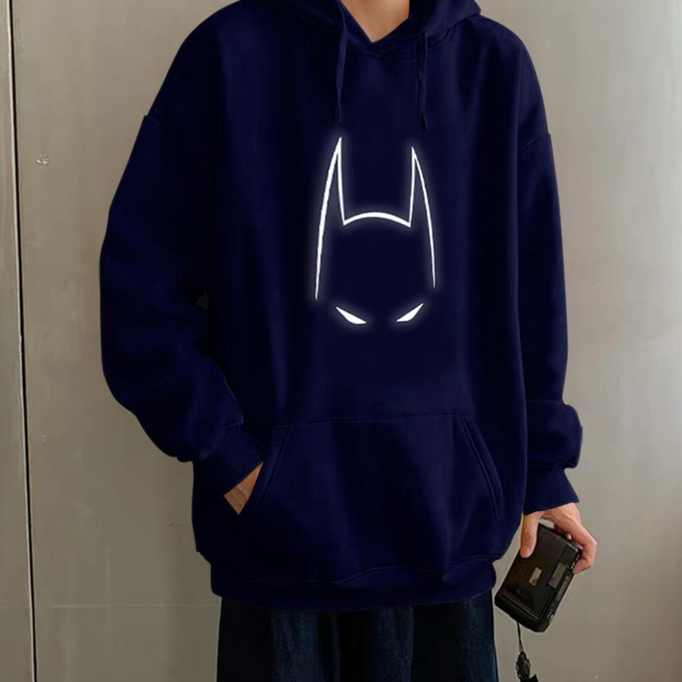 Aó khoác nỉ Hoodie phản quang Bat Man, Áo khoác nỉ nam nữ họa tiết ngực cá tính - PQ04KN | BigBuy360 - bigbuy360.vn