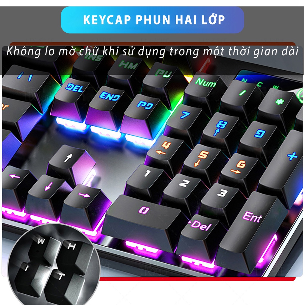 Bàn Phím Cơ Gaming NEXTAGE ZK3 TKL 87 Key Và Full Size 104 Key Đèn Led RGB Chuyên Chơi Game ESPORTS Cho Máy Tính