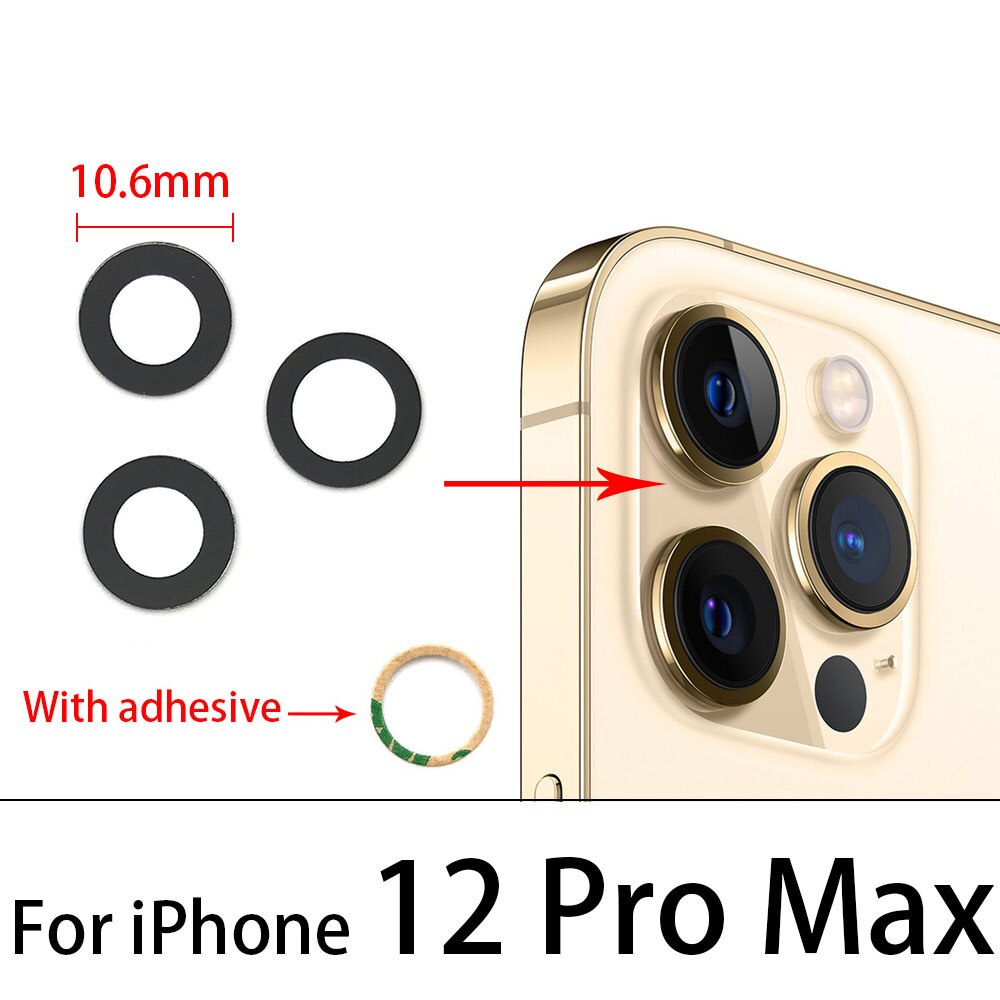 Ống Kính Camera Sau Thay Thế Chuyên Dụng Cho Iphone 11 12 Pro Max