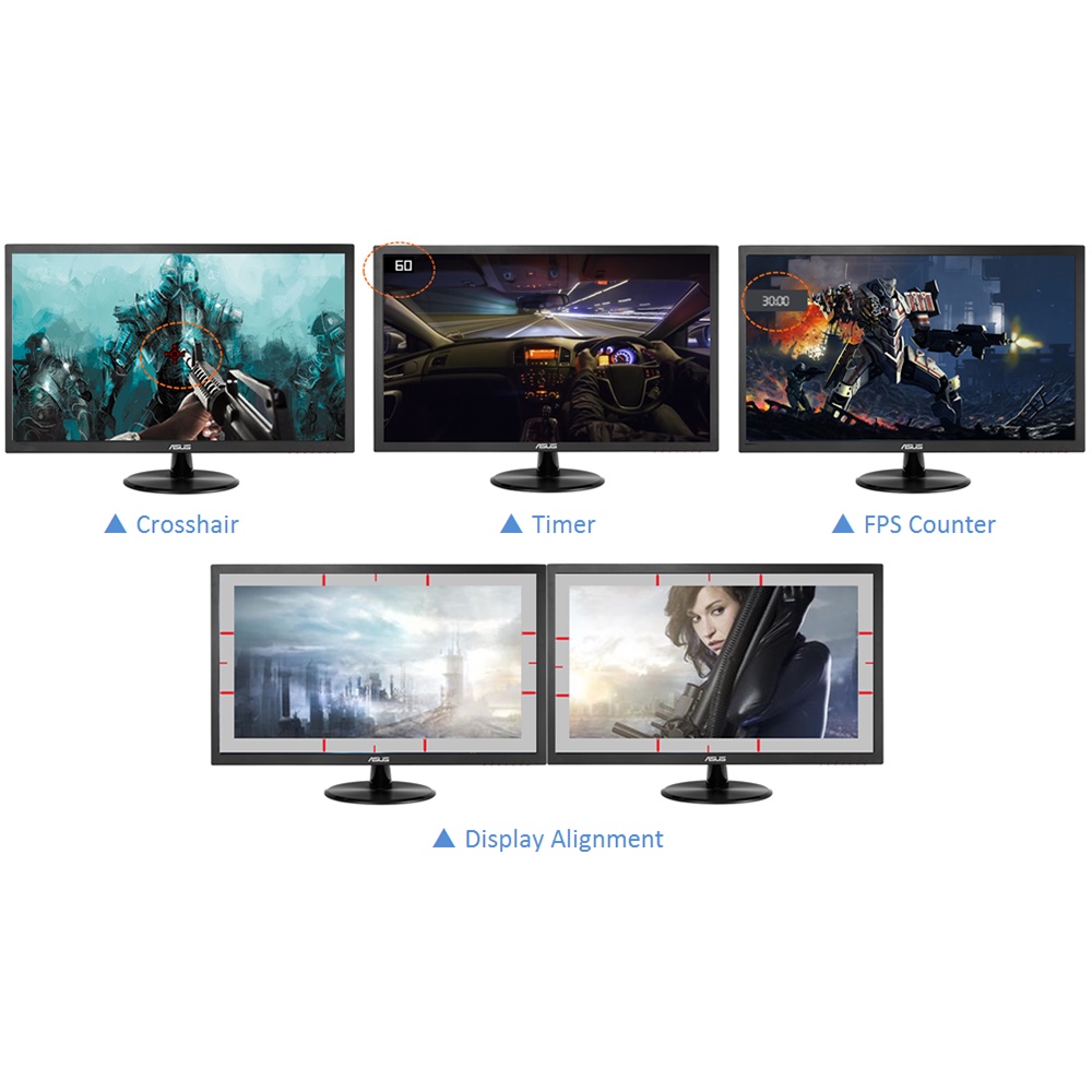 Màn hình ASUS VP248H Gaming Monitor/ 24 inch FHD/ 75Hz/ 3Yrs - Hàng chính hãng