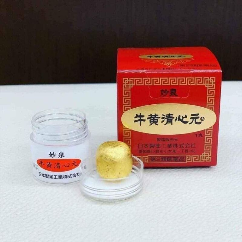 "Date 2026" Viên ngậm A.n C.ung N.gưu Nhật Bản - 1 hộp 4 viên