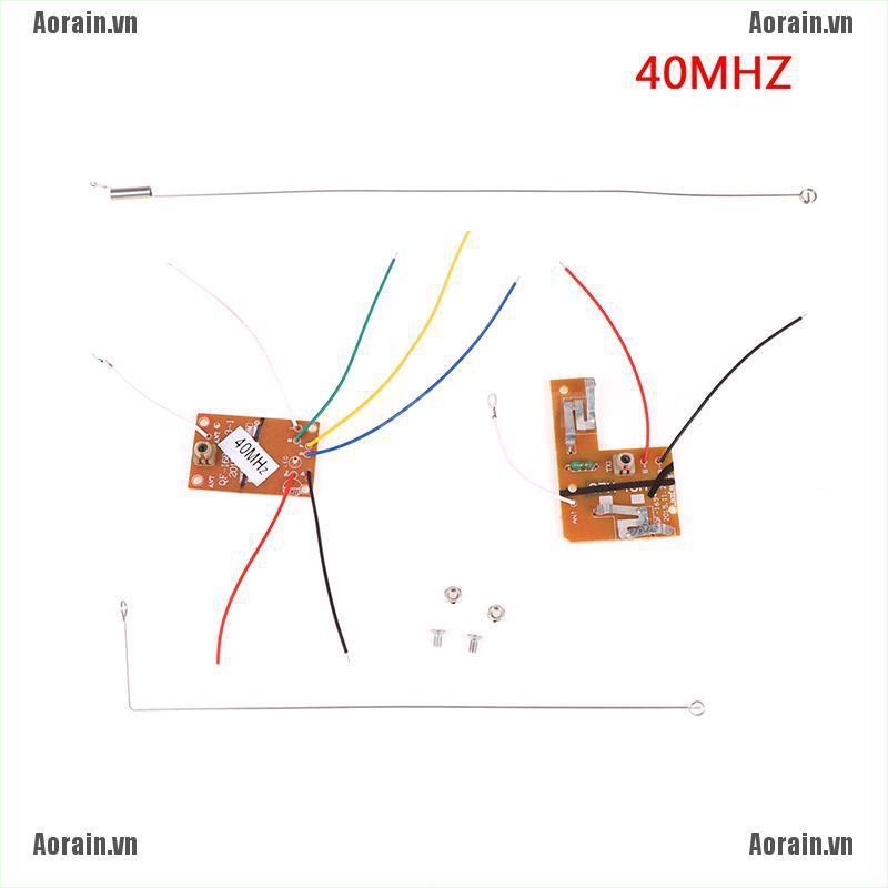 Bộ bảng thu phát 4CH 40MHZ kèm anten tiện dụng cho đồ chơi điều khiển từ xa