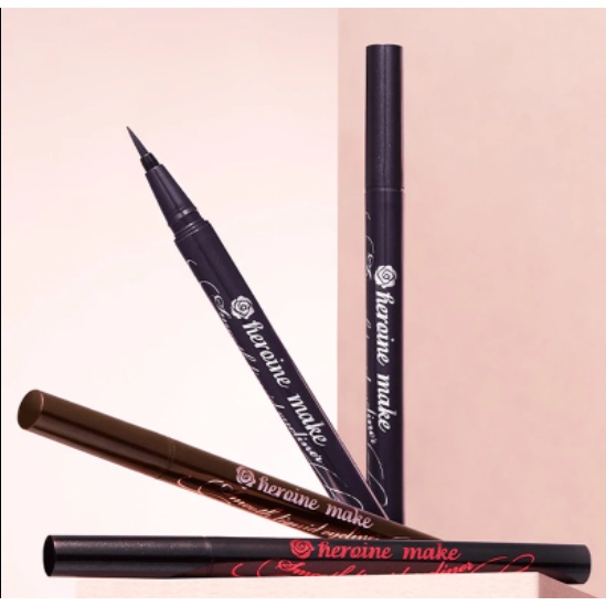 Bút Kẻ Mắt Nước Nét Mảnh, Siêu Mượt, Lâu Trôi Kissme Heroine Make Smooth Liquid Eyeliner Super Keep 0.4ml