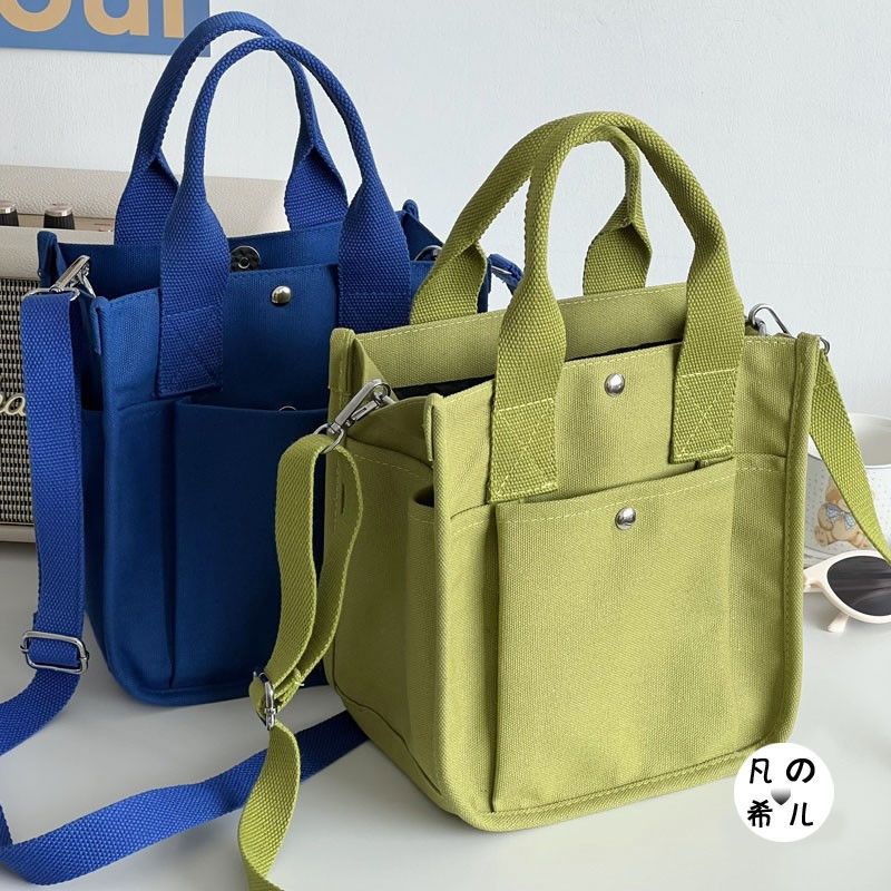 Túi Xách Canvas Sức Chứa Lớn Thời Trang Hàn Quốc Cho Mẹ Bỉm Sữa