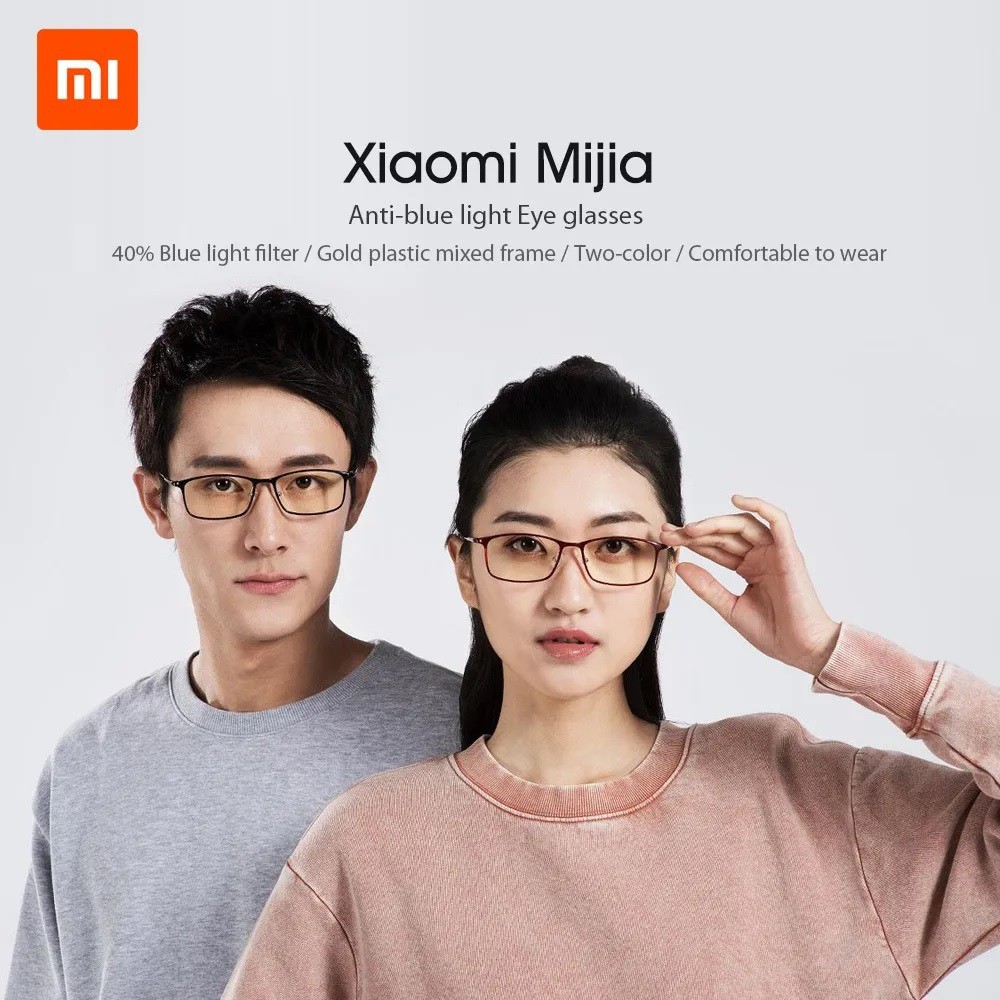 Mắt Kính Gọng Kim Loại Chống Tia Bức Xạ Máy Tính Xiaomi