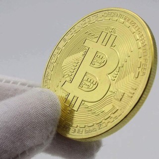 Đồng xu bitcoin may mắn/đồng xu bitcoin Giá Tốt (Vàng)[Tmarkvn]