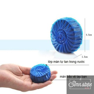[Chỉ 1.900đ] 01 viên tẩy thả bồn cầu, toilet, nhà tắm diệt khuẩn, an toàn, tiện lợi. Slmn_TayBC