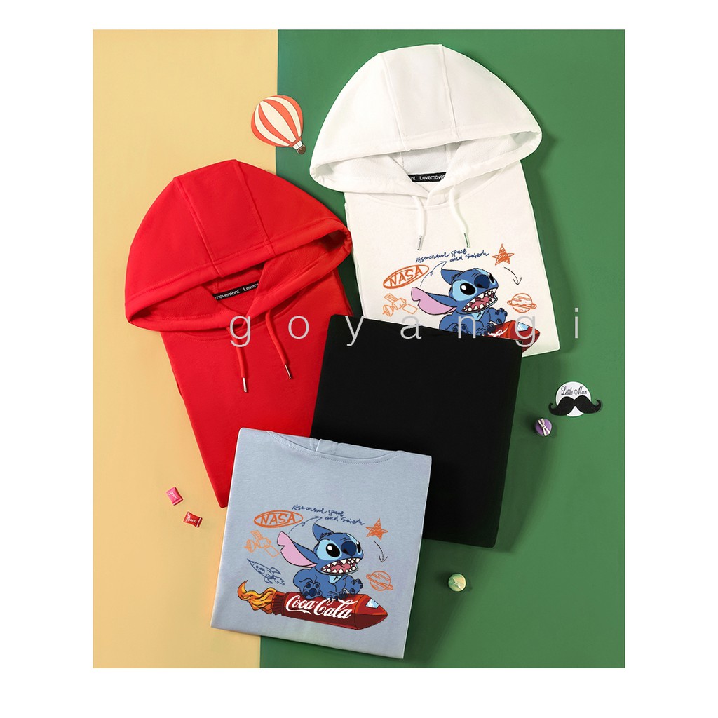 Áo hoodie Cola Rocket Unisex phong cách Hàn Quốc