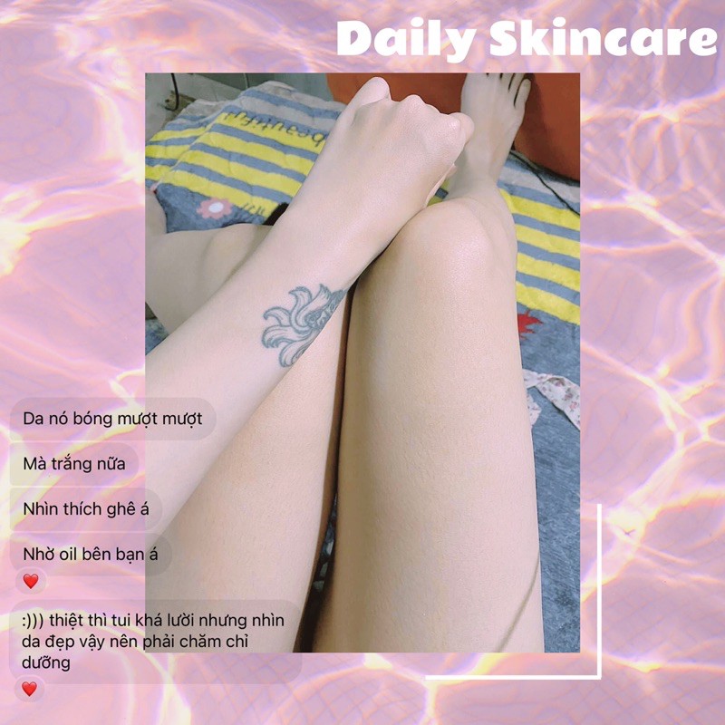 Dầu dưỡng thể body oil hương Bơ Xoài “GLOWING ME UP!” 100ml | BigBuy360 - bigbuy360.vn