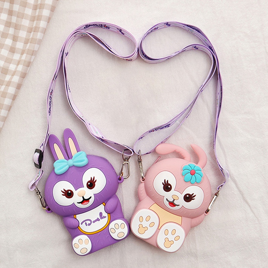 Phim hoạt hình dễ thương Mini Silicone Túi Kawaii cho Trẻ Em