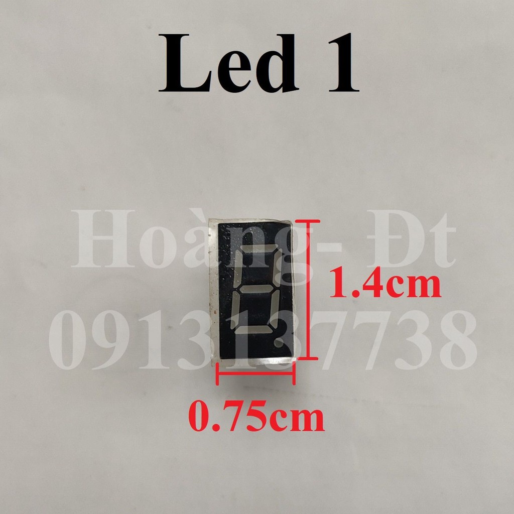 Led 7 đoạn 0.36in (1 số 2 số 3 số 4 số)